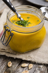 Preserving jar of creamed Pumpkin soup - ODF000851