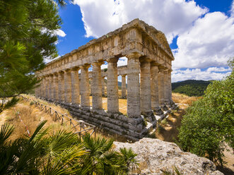 Italien, Sizilien, Catafalmi, Tempelanlage der Elymer von Segesta - AMF003146