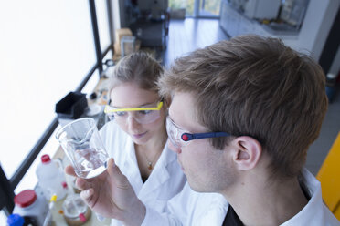 Young chemists working in a chemical laboratory - SGF000955