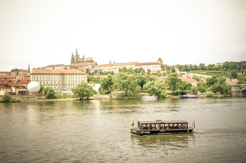 Tschechische Republik, Prag, Moldau und Prager Burg - PUF000202