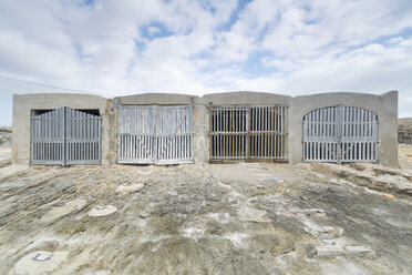 Spain, Balearic Islands, Majorca, fishing storage huts - MSF004365