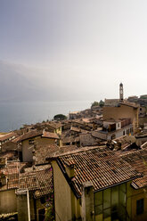 Italy, Lombardy, Brecia, Limone sul Garda, View over rooftops of the city - LVF002182