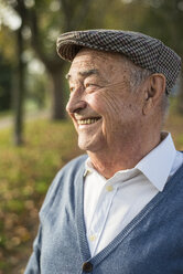 Happy senior man outdoors - UUF002710