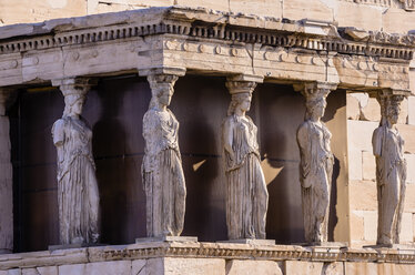 Greece, Athens, Acropolis, Erechtheion temple with caryatids - THAF000876