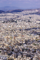 Griechenland, Athen, Stadtbild vom Berg Lycabettus - THAF000900