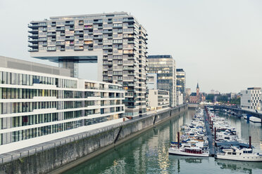 Germany, Cologne, crane houses and marina - MEMF000470