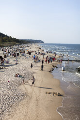 Deutschland, Mecklenburg-Vorpommern, Rügen, Strand im Ostseebad Binz - HCF000077