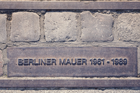 Deutschland, Berlin, Gedenkstätte Berliner Mauer, Bernauer Straße, lizenzfreies Stockfoto