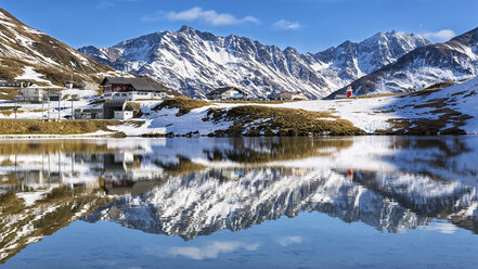 Schweiz, Kanton Uri, Rheinquelle, Oberalpsee am Oberallpass - STSF000593