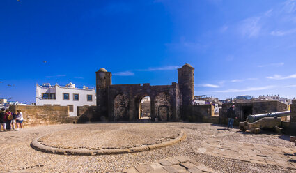 Afrika, Marokko, Essaouira, Stadtmauer Scala de la Kasbah, Stadttor - AMF003242