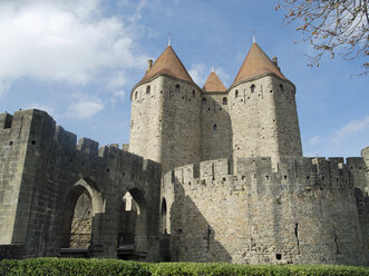 Frankreich, Carcassonne, Schloss von Carcassonne - HL000767