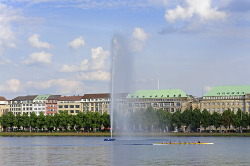 Germany, Hamburg, Binnenalster and Ballindamm - MIZF000739