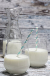 Karaffe und zwei Gläser Milch - SARF001038