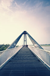 Geramny, Düsseldorf, Medienhafen, Brücke am Parlamentsufer - MEMF000526