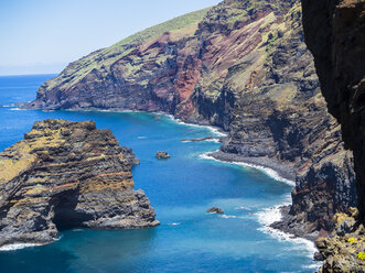 Spanien, Kanarische Inseln, La Palma, Steilküste bei Garafia - AMF003259