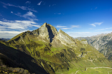 Deutschland, Bayern, Allgäu, Allgäuer Alpen, Blick auf den Berg Hoefats - WGF000528