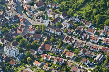 Deutschland, Baden-Württemberg, Konstanz, Luftbild von Wollmatingen - SHF001693