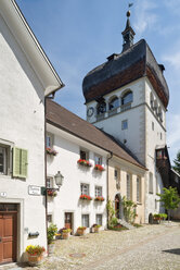 Österreich, Vorarlberg, Bregenz, Martinsturm in der Martinsgasse - SHF001654