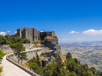 Italien, Sizilien, Provinz Trapani, Erice, Castello di Venere - AM003290