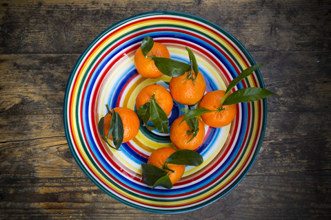 Mandarinen in einer Schale, lizenzfreies Stockfoto