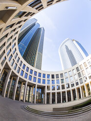 Germany, Hesse, Frankfurt, Frankfurt-Gallus, Tower 185, wide angle view - AM003322
