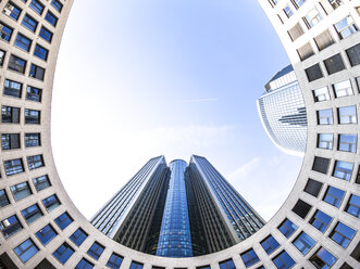 Germany, Hesse, Frankfurt, Frankfurt-Gallus, Tower 185, wide angle view - AMF003323