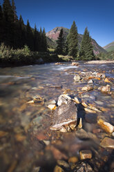 USA, Colorado, Fluss bei Silverton - NNF000113