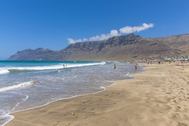 Spain, Canary Islands, Lanzarote, Los Valles, Playa de Famara - AMF003372