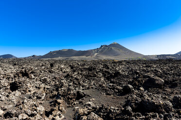 Spain, Canary Islands, Lanzarote, Tinajo,lava rocks in Timanfaya National Park - AMF003380