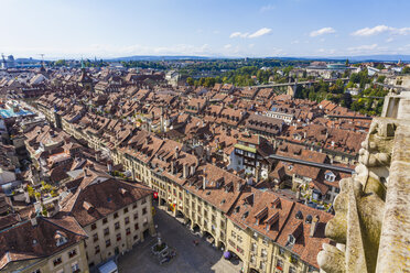 Schweiz, Bern, Altstadt, Stadtbild vom Münster aus - WDF002738