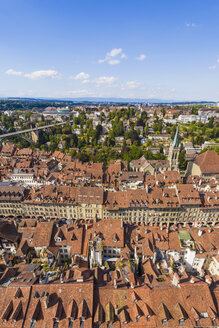 Schweiz, Bern, Altstadt, Stadtbild vom Münster aus - WDF002741