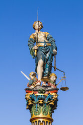 Switzerland, Bern, fountain of justice - WDF002745