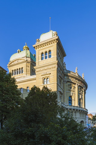 Schweiz, Bern, Bundeshaus, lizenzfreies Stockfoto