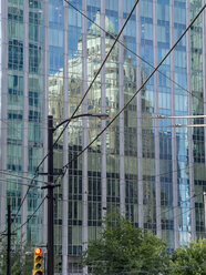 Kanada, British Columbia, Vancouver, Hochhaus, Reflexionen - HLF000796