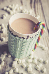 Hot chocolate with marshmallows, cup warmer - SARF001120