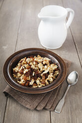 Plate of homemade granola - EVGF001406