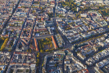 Germany, Baden-Wuerttemberg, Stuttgart, aerial view of city center - WDF002767