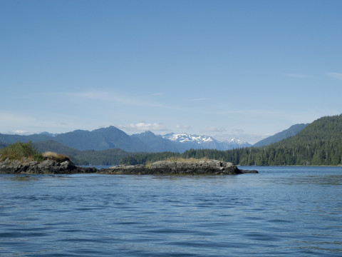 Canada, British Columbia, Vancouver Island, landscape at Tofino stock photo