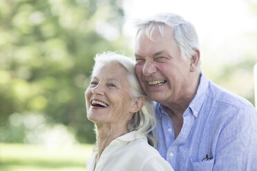 Happy senior couple outdoors - ZEF003493