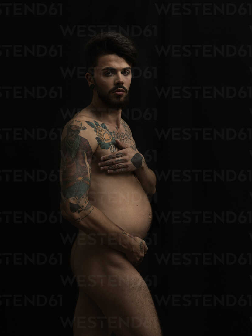 Pregnant men naked