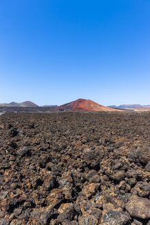 Spanien, Kanarische Inseln, Lanzarote, Montanas del Fuego, Timanfaya-Nationalpark - AMF003509