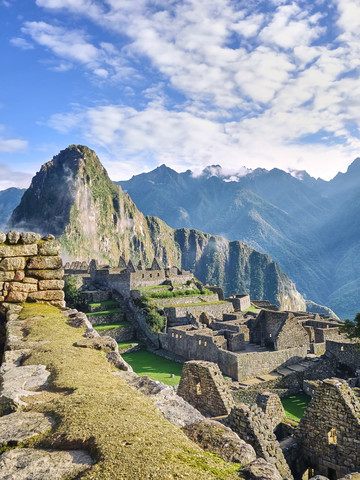 Peru, Ruinenstadt Machu Picchu, lizenzfreies Stockfoto