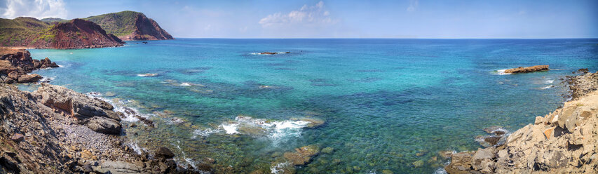 Spanien, Balearische Inseln, Menorca, Strand Cala Pilar - EHF000013