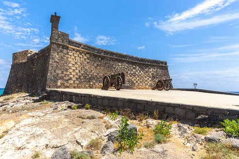 Spanien, Lanzarote, Arrecife, Castillo de San Gabriel - AMF003539
