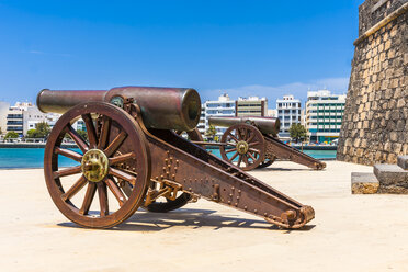 Spanien, Lanzarote, Arrecife, Castillo de San Gabriel - AMF003541