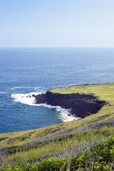 USA, Hawaii, Big Island, Naalehu, Blick auf das Vorgebirge im Süden der Insel - BRF000904