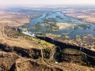 Afrika, Simbabwe, Victoriafälle - HHF004996