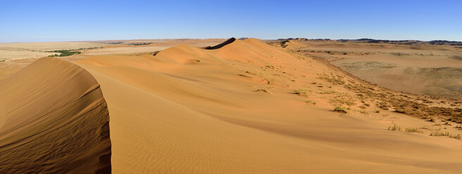 Afrika, Namibia, Sanddünen der Namib-Wüste entlang des Kuiseb-Flusses bei Gobabeb, Namib Naukluft Park - ES001485