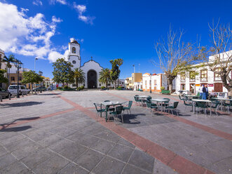 Spain, Canary Islands, La Palma, San Andres Los Sauces, church Nuestra Senora de Montserrat - AMF003576