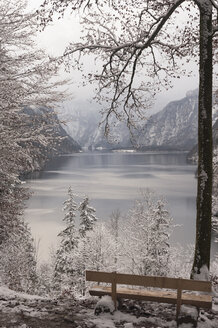 Deutschland, Bayern, Berchtesgadener Land, Koenigssee im Winter - MJF001404